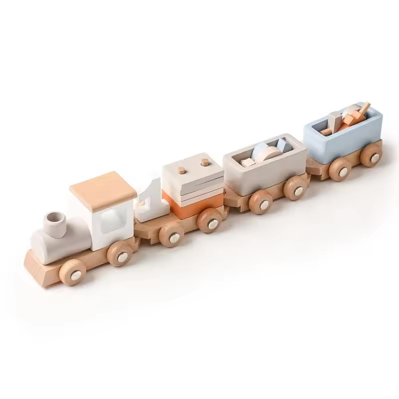 Wooden Train Toy Montessori Toys Early Educational Toys for Toddlers