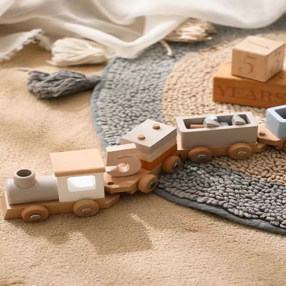 Wooden Train Toy Montessori Toys Early Educational Toys for Toddlers