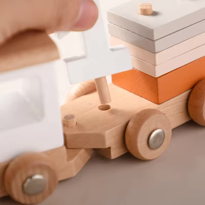 Wooden Train Toy Montessori Toys Early Educational Toys for Toddlers